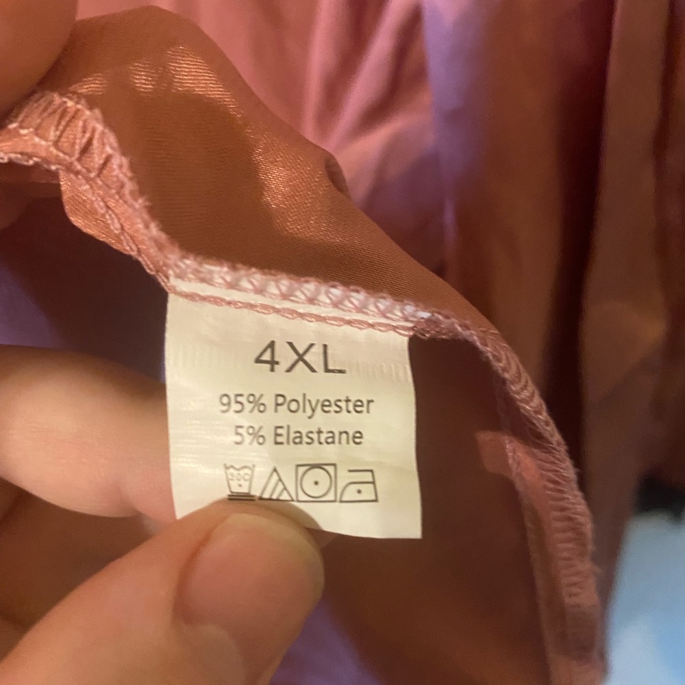 Pink Plus Size Robe Size 4X - Picture 2 of 2